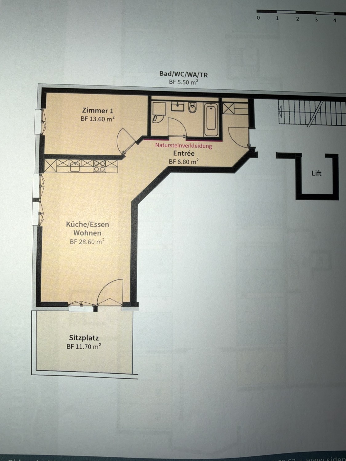 Appartement de 3 ½ pièces