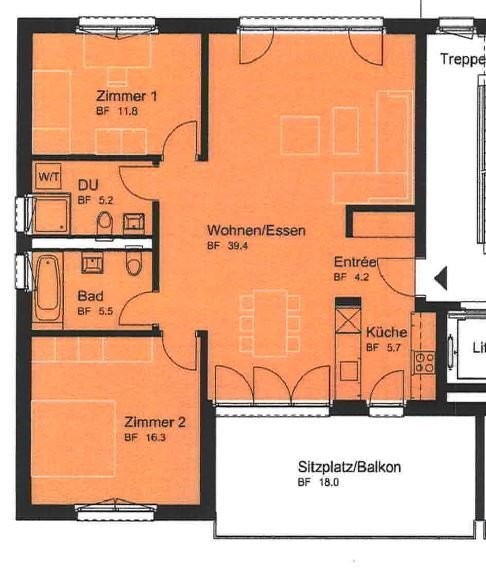 Appartamento di 3 ½ locali