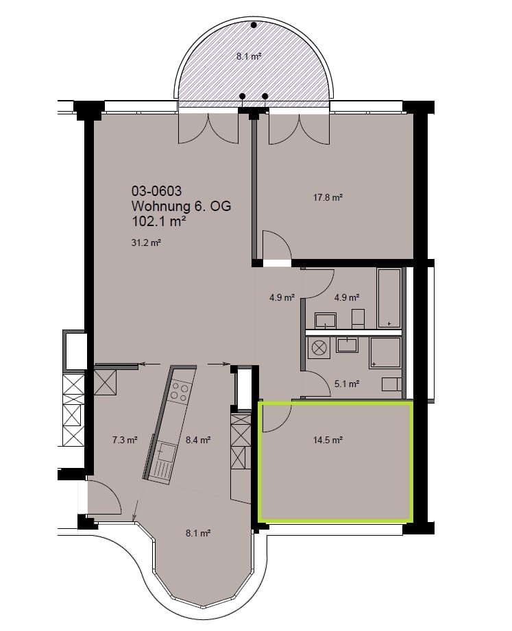 Room in a shared flat, photo 2 of 5