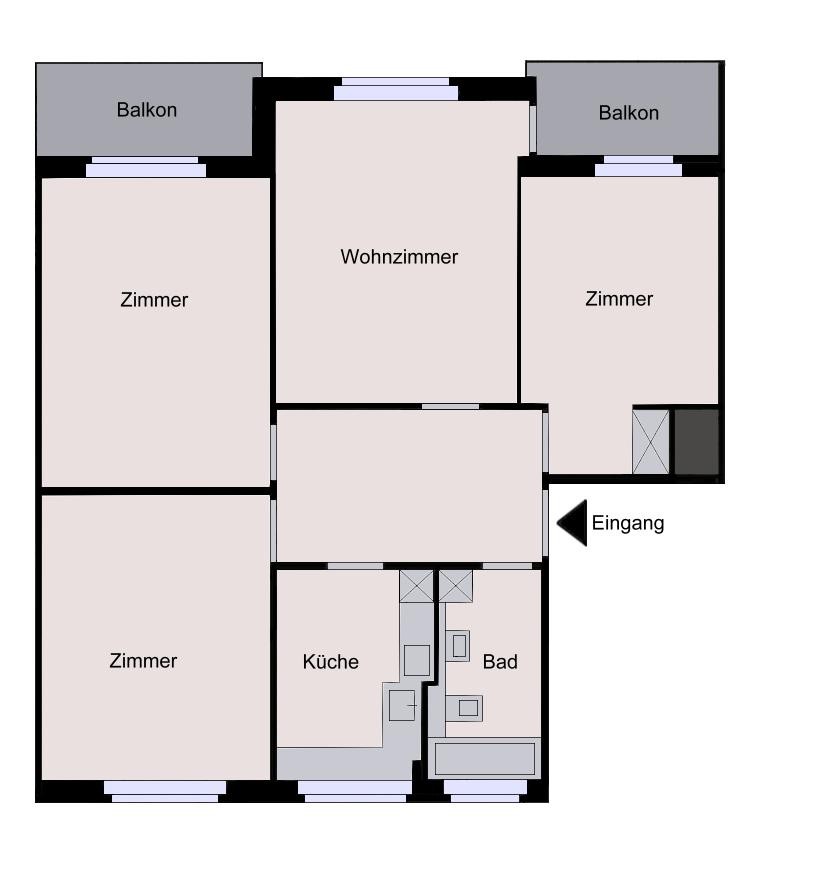 Appartement de 4 pièces