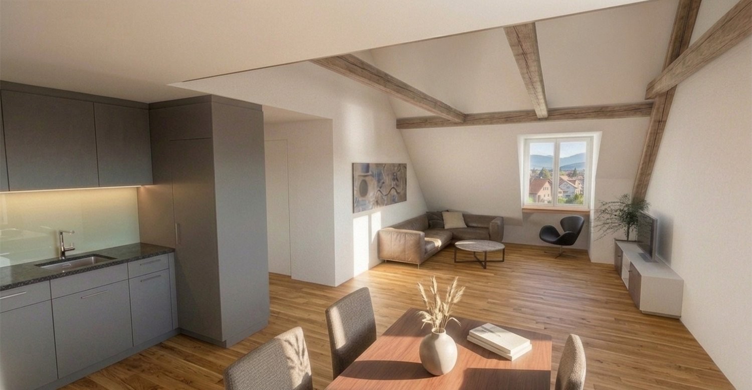 2 rooms roof flat, photo 3 of 6