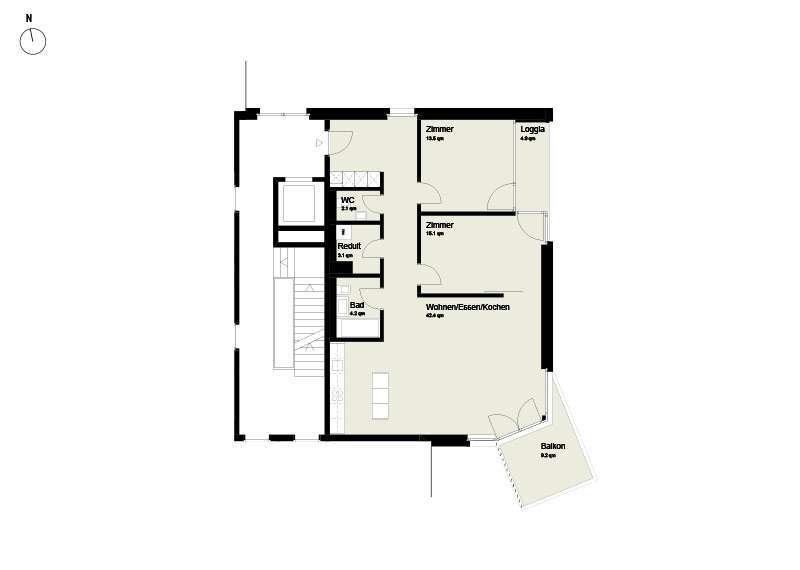 3 ½ rooms apartment, photo 5 of 5