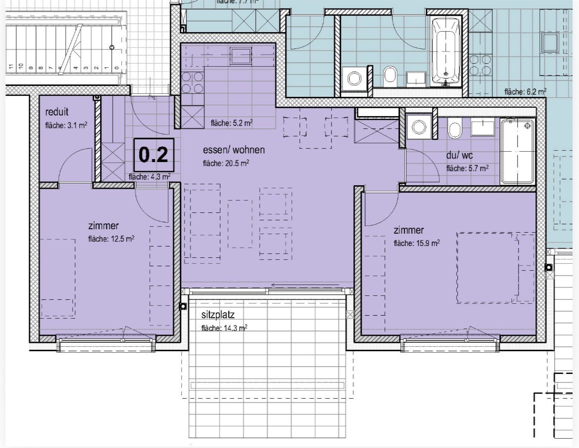 3 rooms apartment, photo 8 of 8