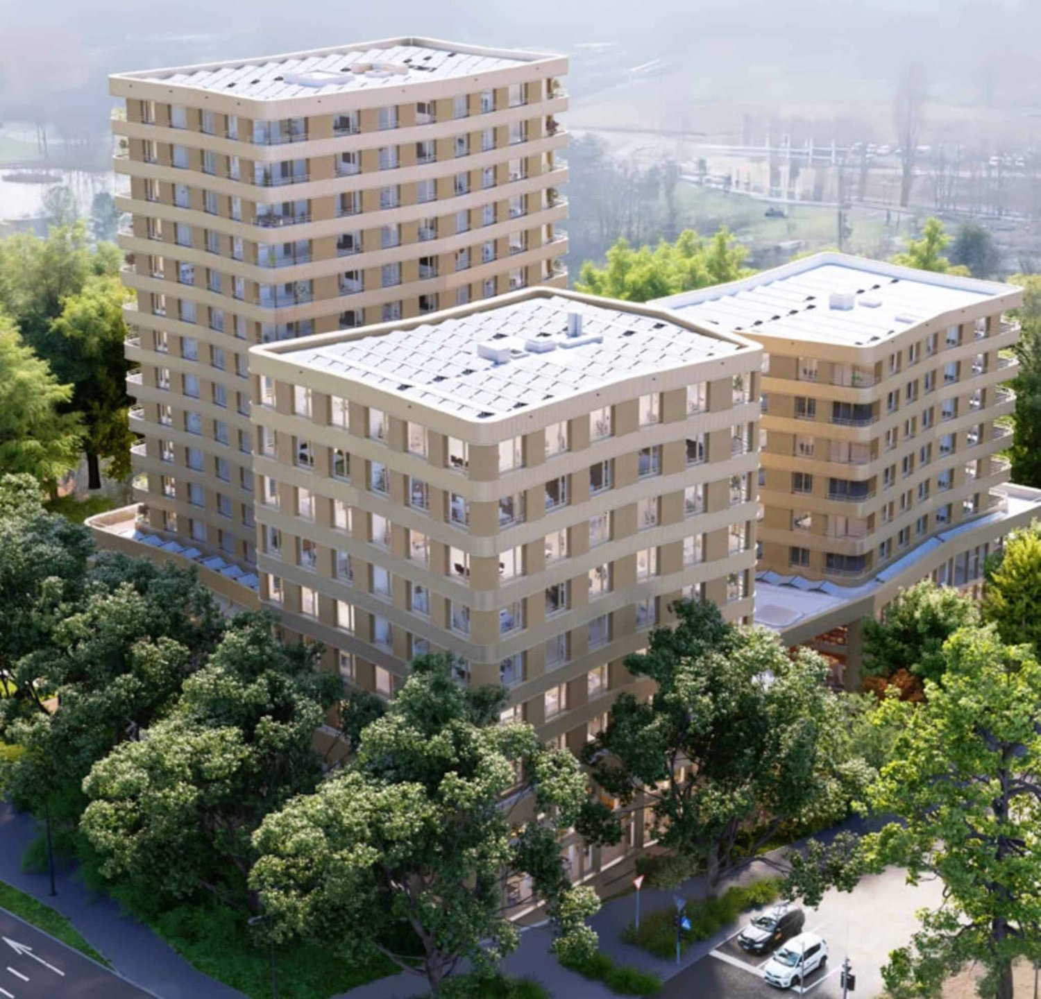 171m² arcade
