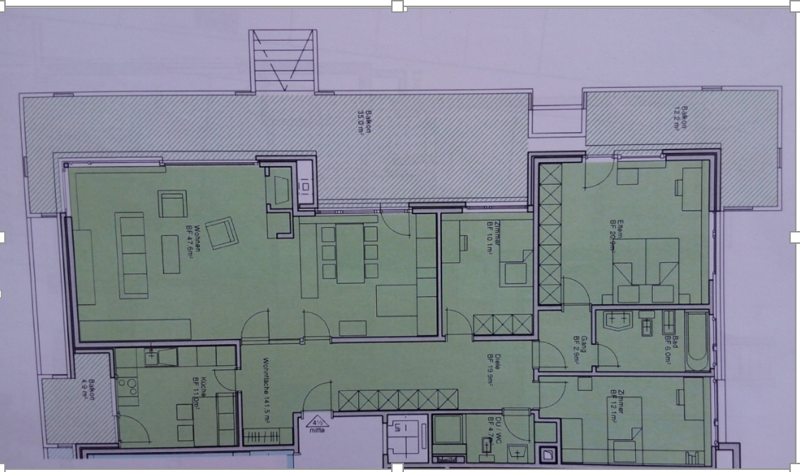 4 ½ rooms apartment