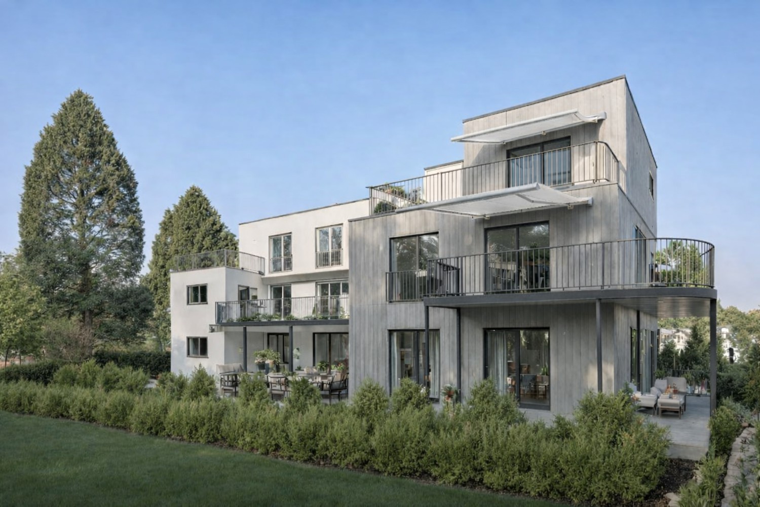 Vivre de manière moderne à Aarberg – SILVA & NOVA au Bifangweg
À Aarberg, dans un emplacement privilégié entre nature et vieille ville, SILVA & NOVA créera en 2026–2027 un ensemble résidentiel unique comprenant six appartements de prestige en propriété. Deux maisons – chacune ayant son propre caract