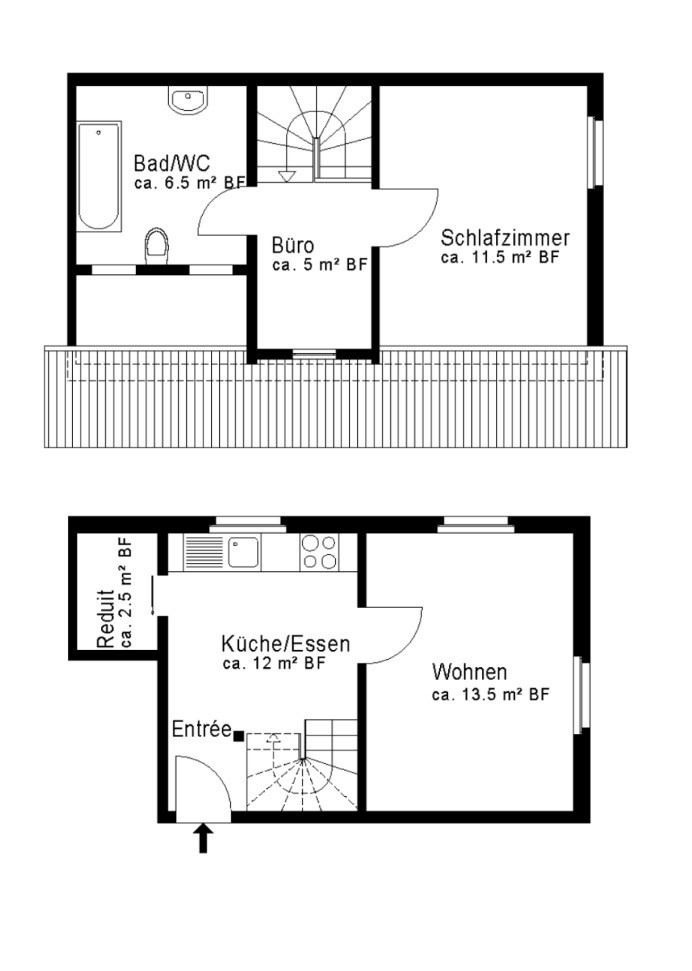Appartement de 3 ½ pièces