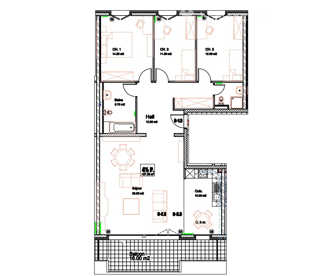 4 ½ rooms apartment, photo 4 of 4