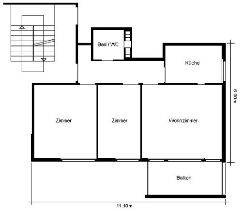 3 rooms apartment, photo 9 of 10