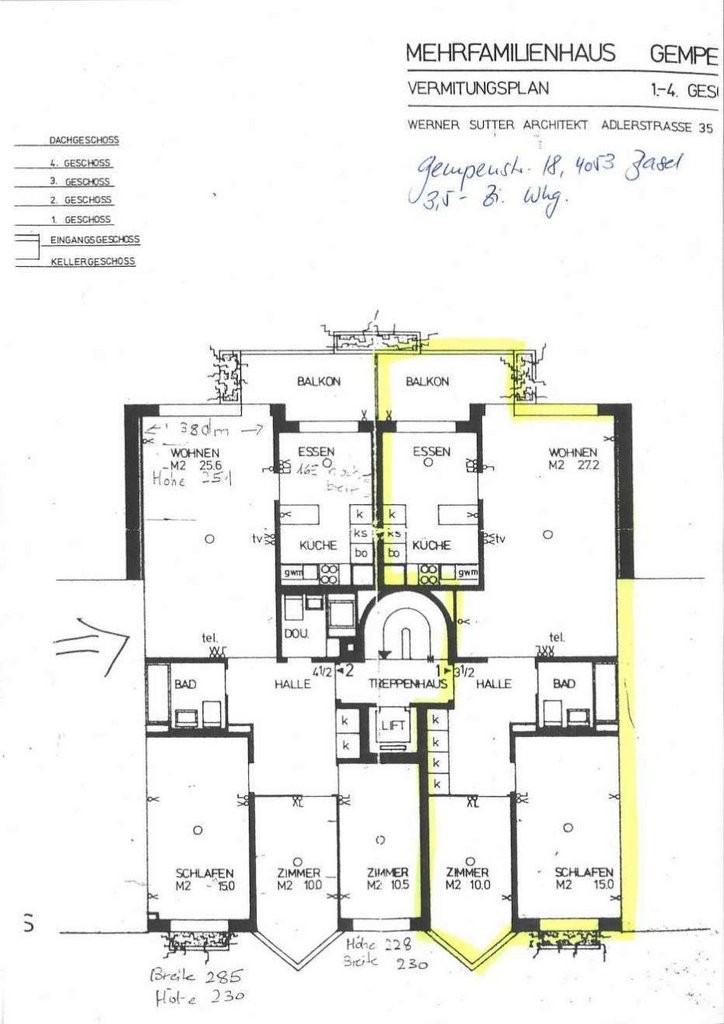 3 ¾ rooms apartment