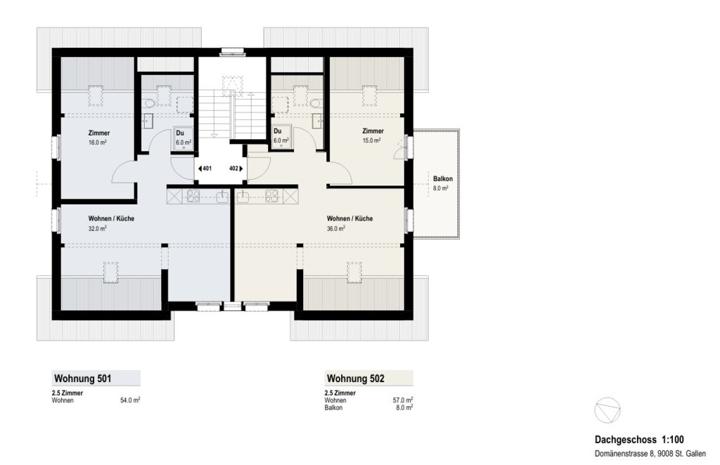 Appartement mansardé de 2 ½ pièces, photo 8 sur 8
