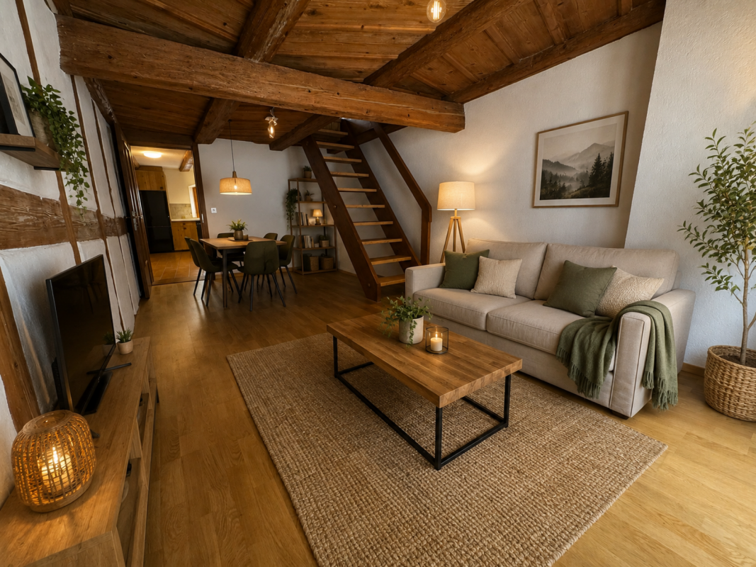 3 ½ rooms roof flat