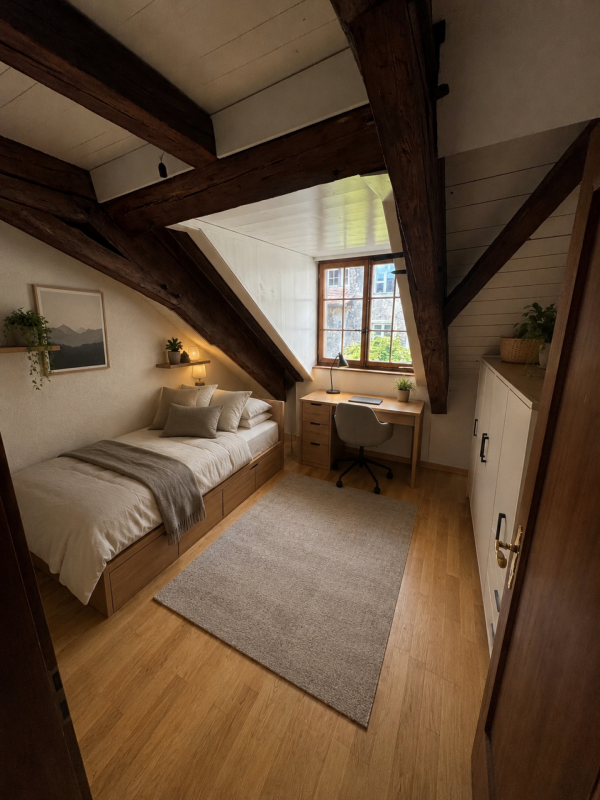 3 ½ rooms roof flat