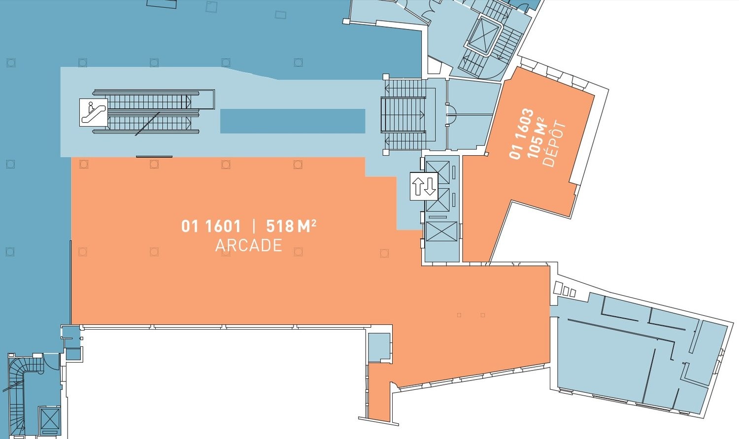 519m² negozio, foto 1 di 6