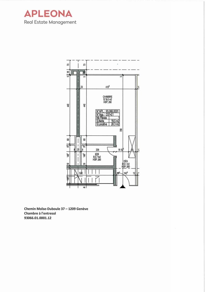 1 room apartment
