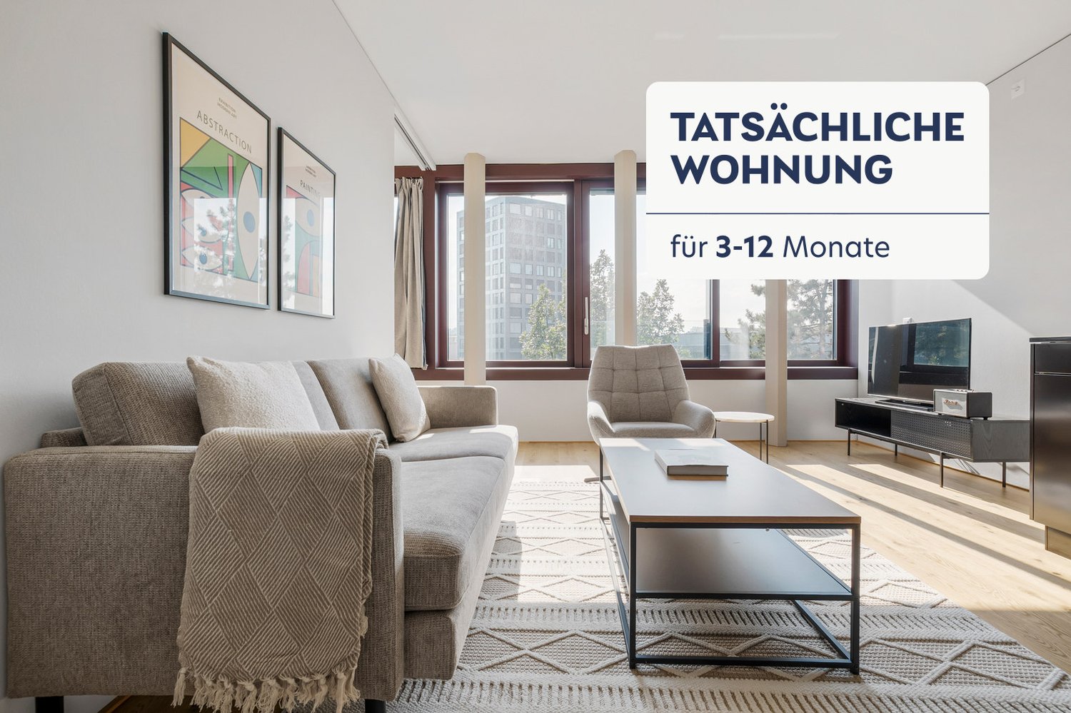 2 ½ rooms furnished flat