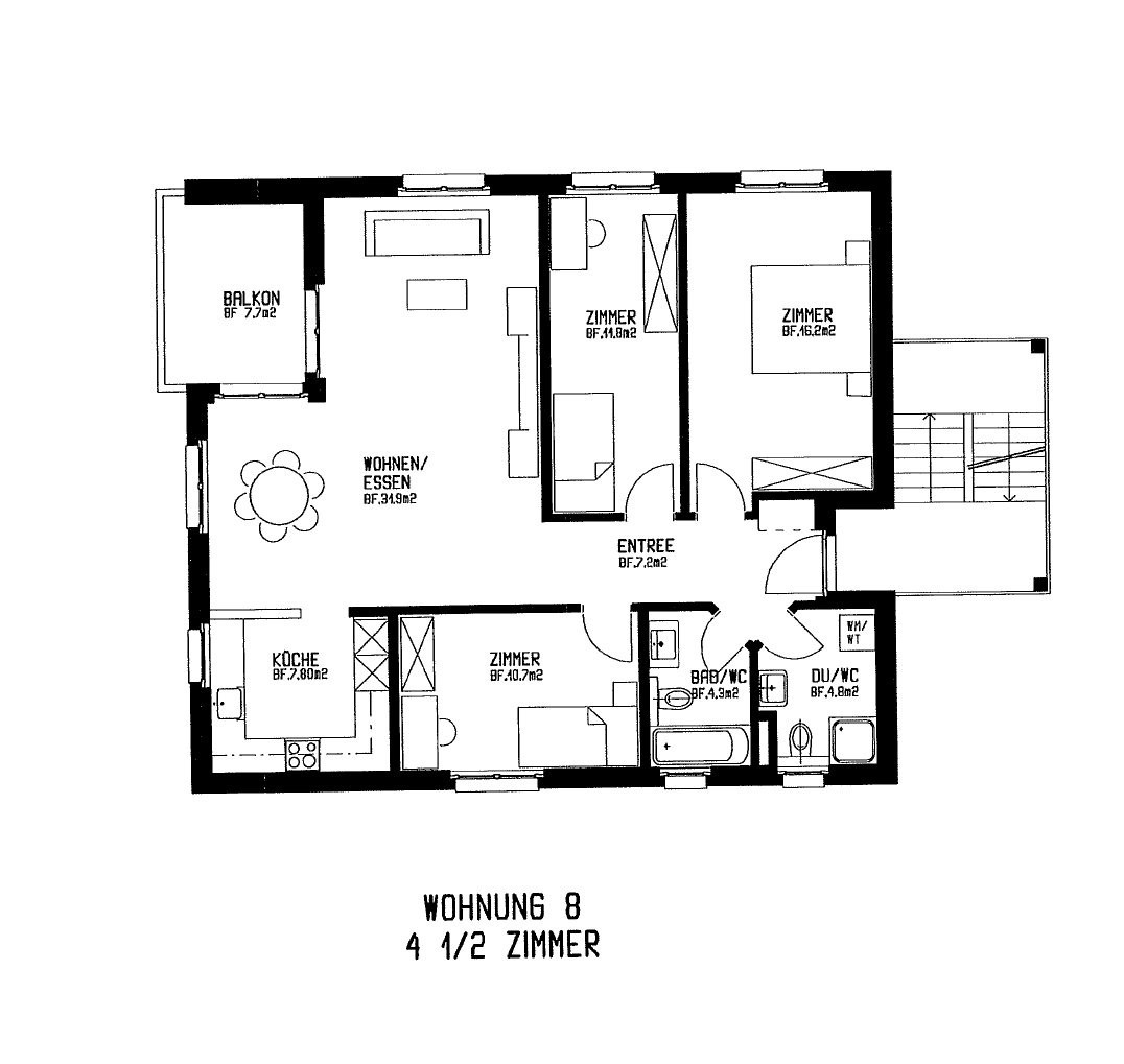 Appartement de 2 ½ pièces