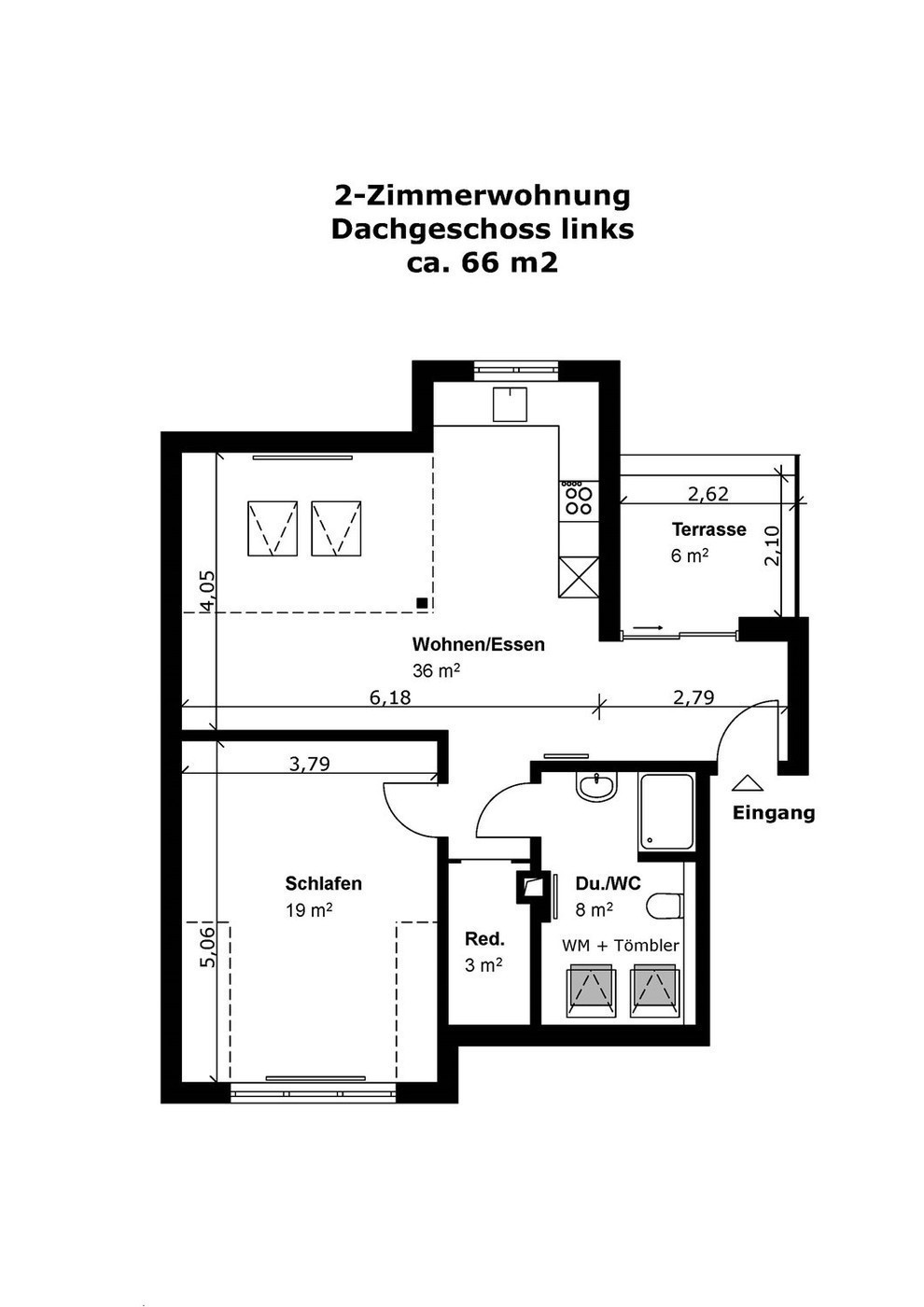 2 rooms apartment, photo 10 of 10
