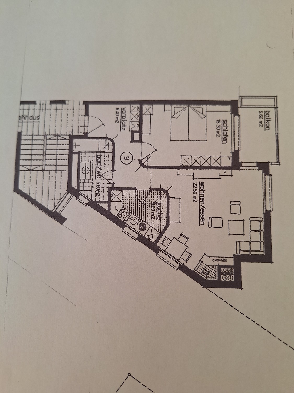 2 ½ rooms apartment, photo 3 of 9