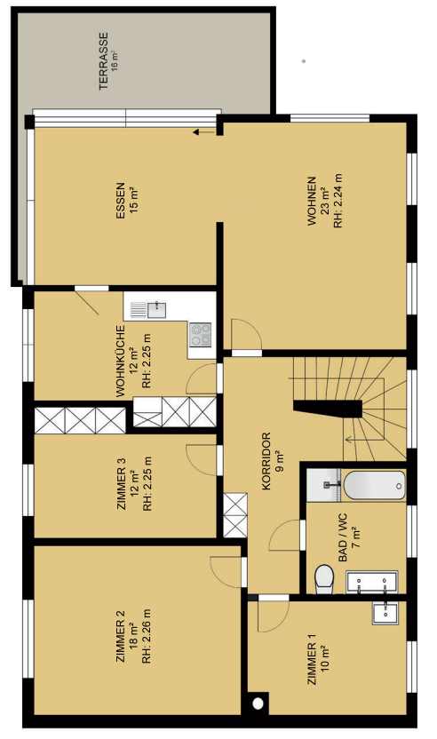 5 ½ rooms apartment, photo 9 of 9