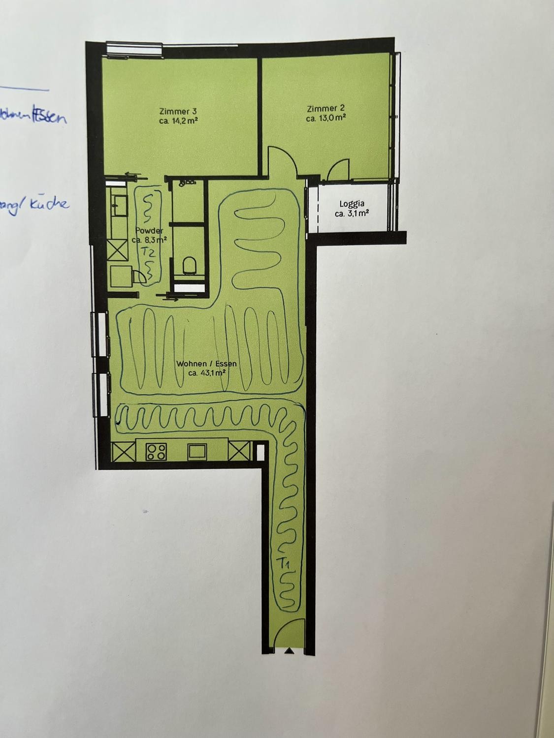 3 ½ rooms apartment