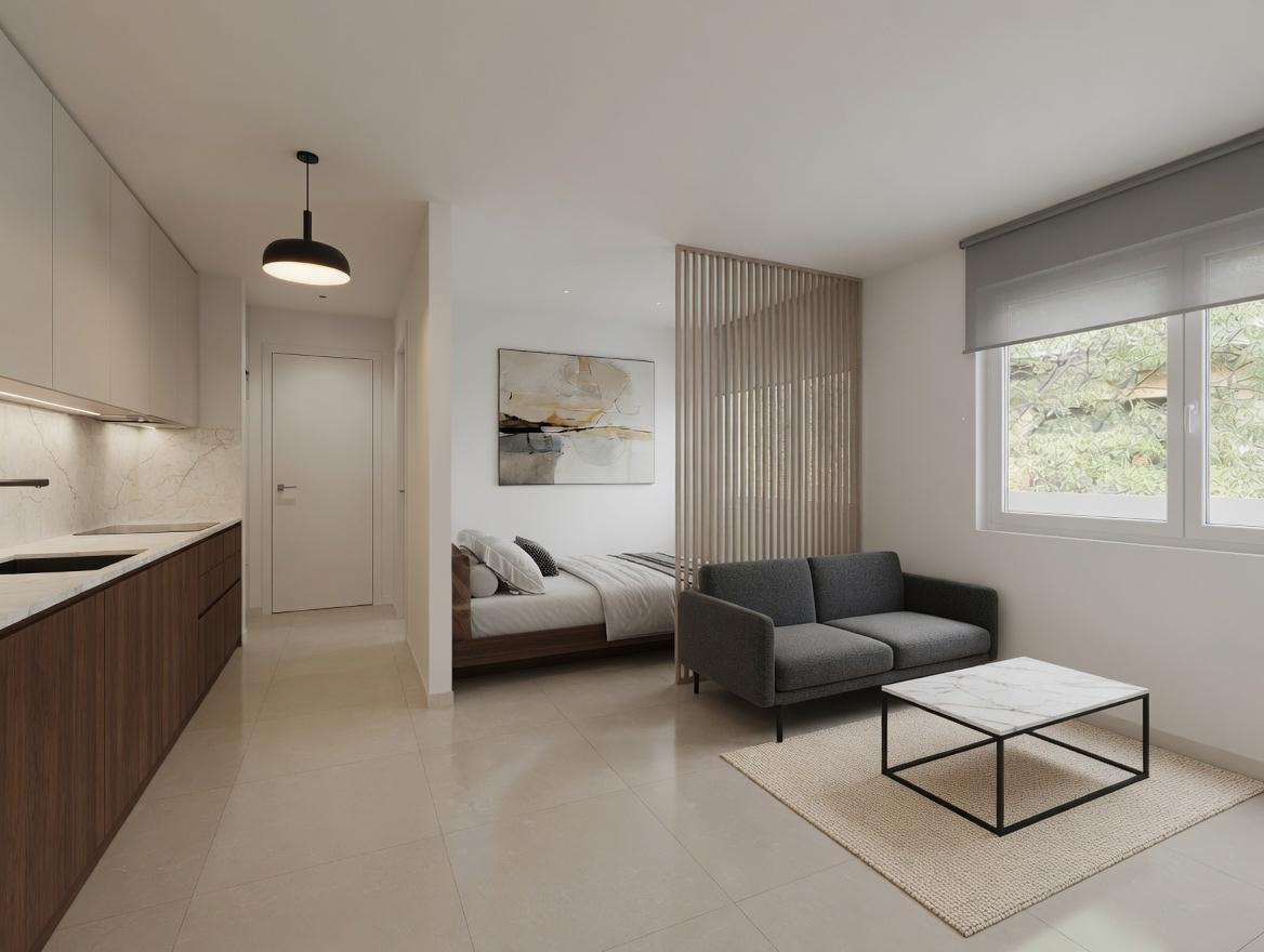1-Zimmer-möblierte Wohnung