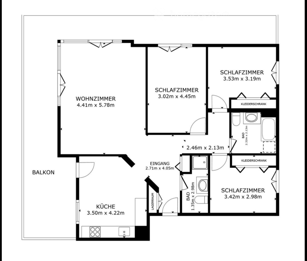 Appartement de 4 ½ pièces