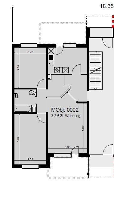 3 rooms apartment, photo 5 of 5