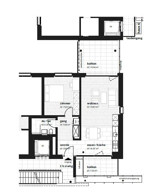 2 ½ rooms apartment, photo 4 of 4
