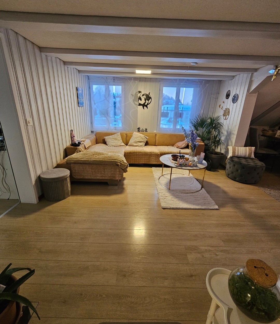 3 pièces appartement au dernier étage