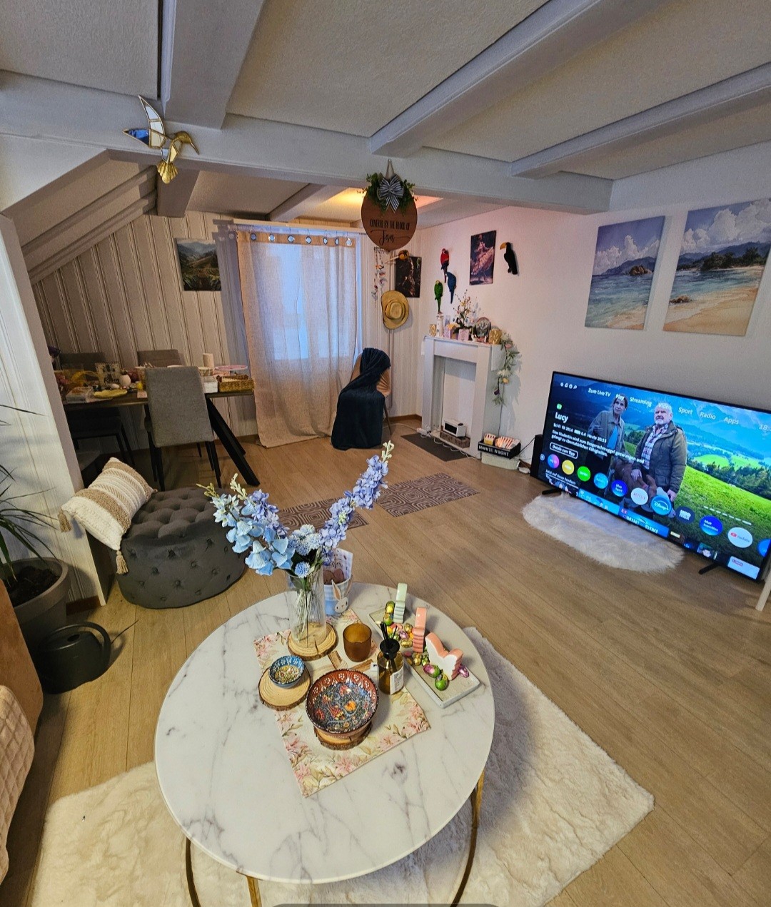 3 pièces appartement au dernier étage