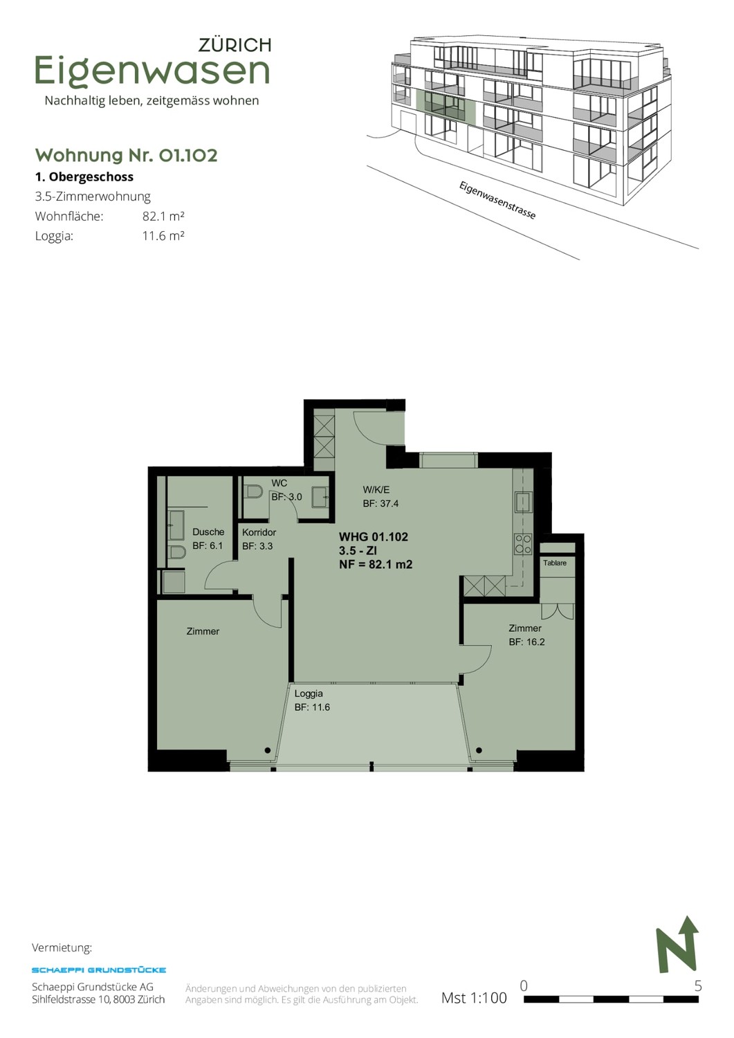3 ½-Zimmer-Wohnung