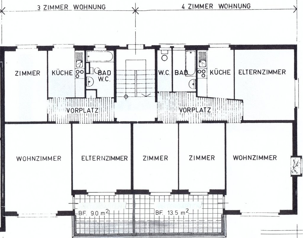 4 rooms apartment