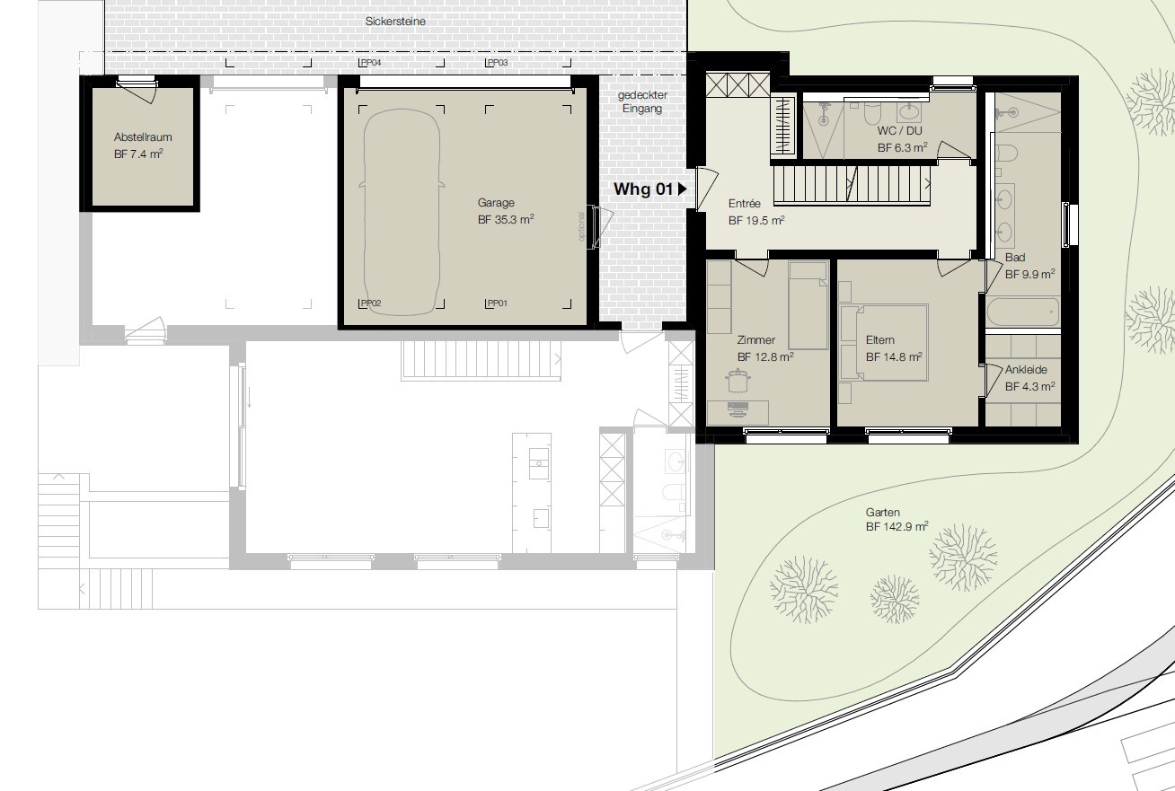 4 ½ pièces appartement attique, photo 9 sur 9