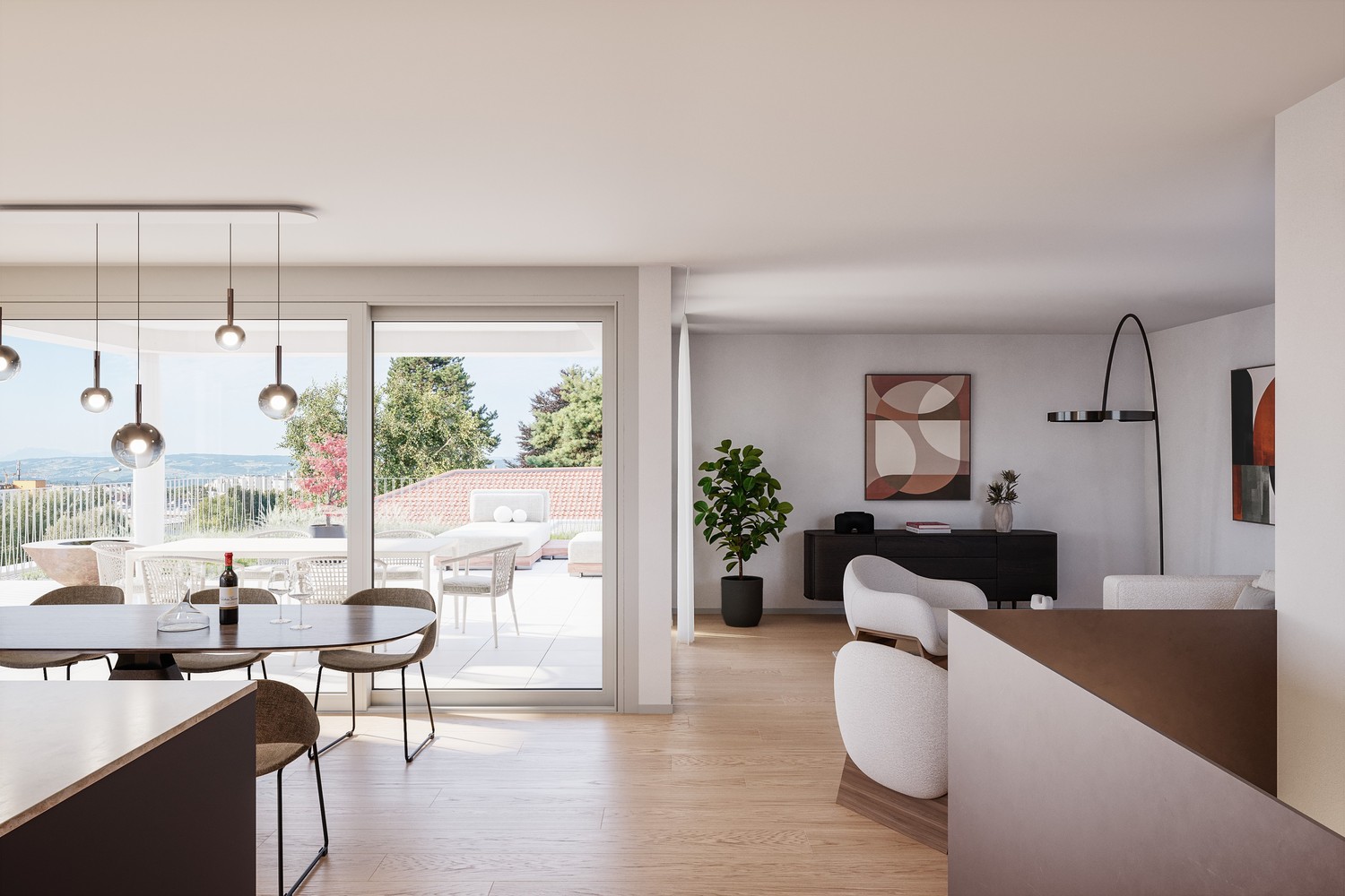 4 ½ pièces appartement attique, photo 2 sur 9