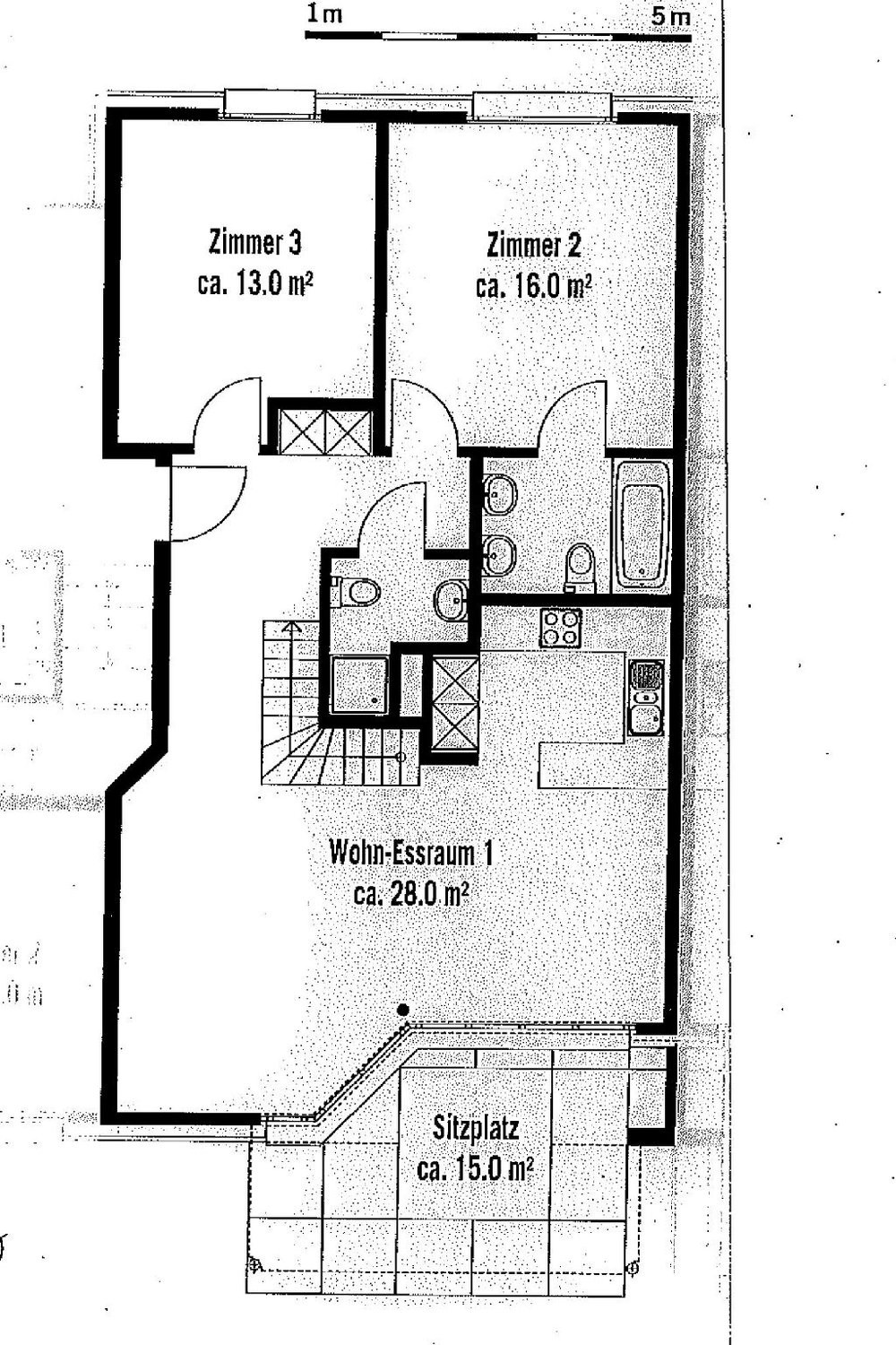 3 ½ rooms apartment