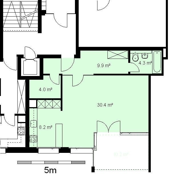 2 ½ rooms apartment