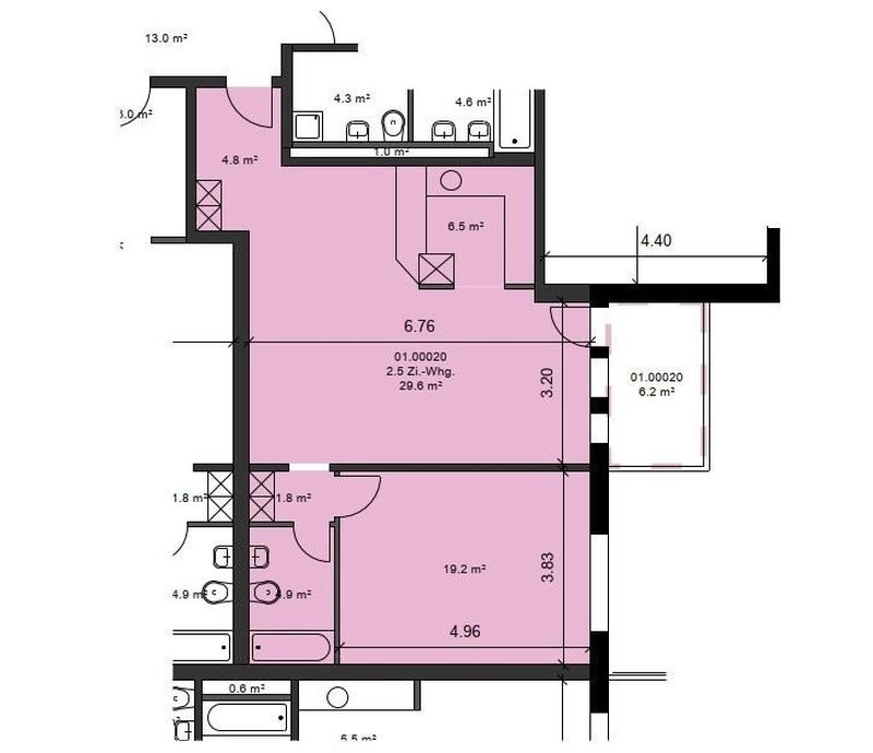 2 ½ rooms apartment, photo 7 of 7