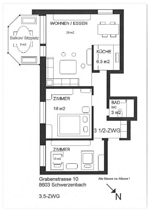 3 ½ Zimmer Wohnung