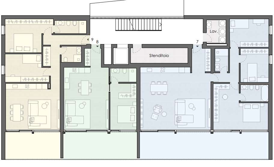 3 ½ rooms apartment, foto 7 di 7
