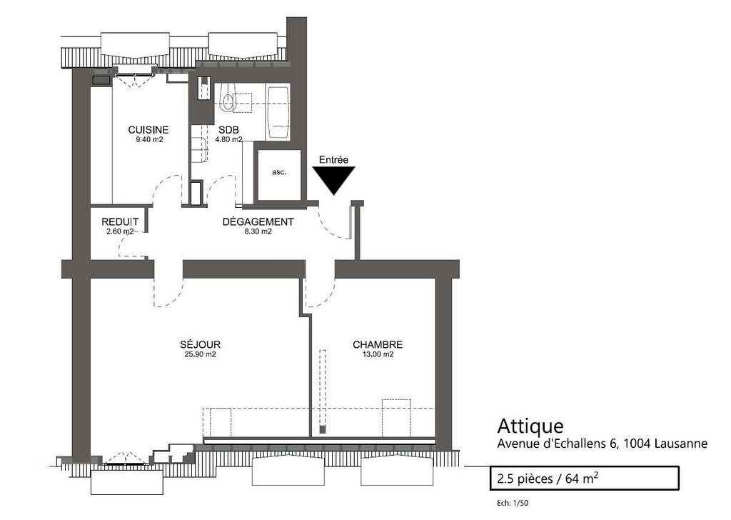 2 ½ rooms apartment, photo 6 of 7