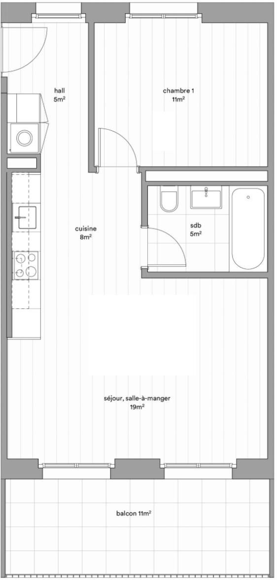 2 ½ Zimmer Wohnung