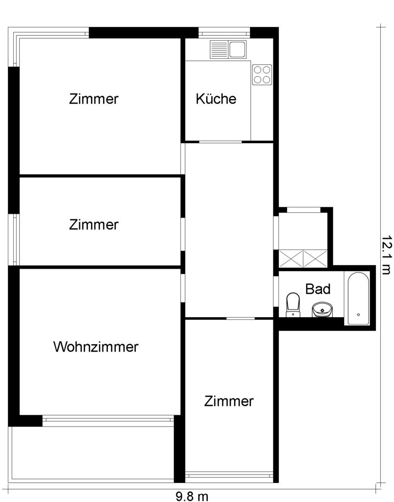 Appartement de 4 ½ pièces