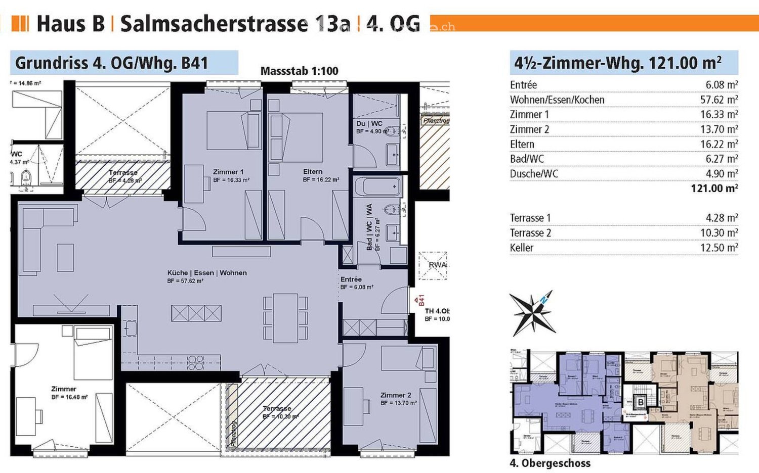 2 ½ rooms apartment