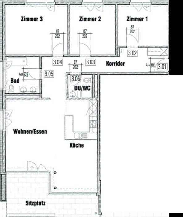 4 ½ rooms apartment