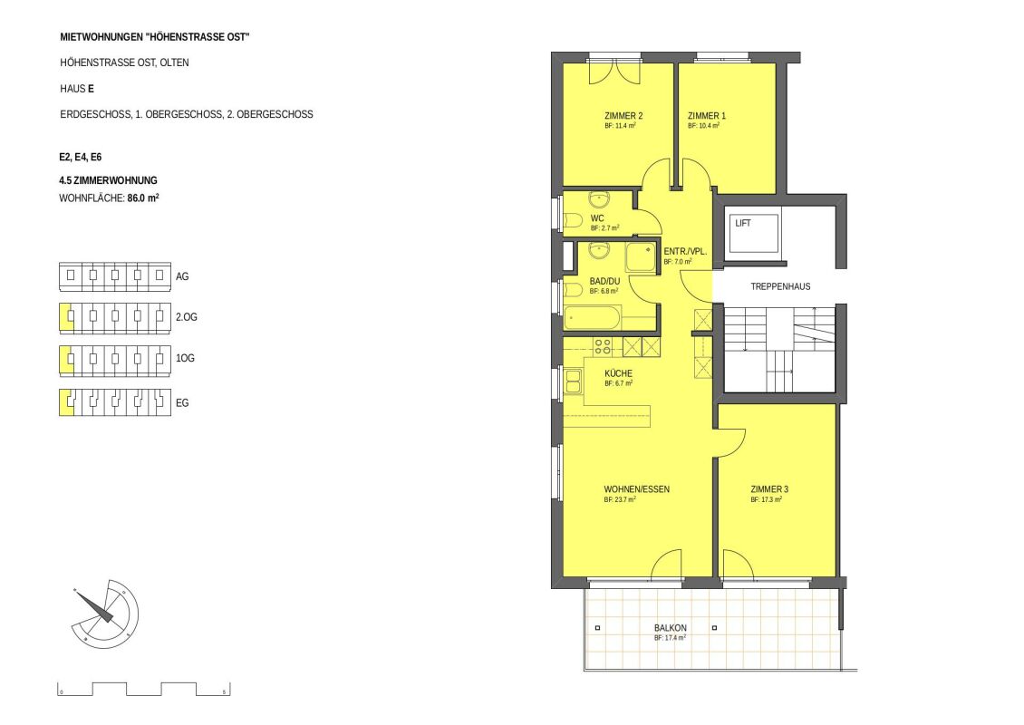 4 ½ rooms apartment