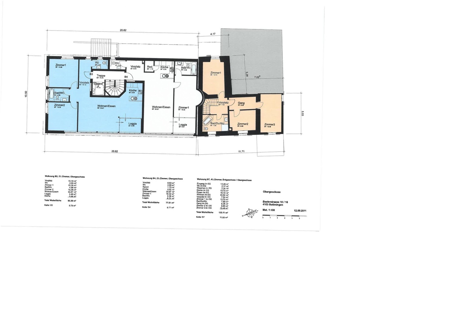 3 ½ rooms apartment