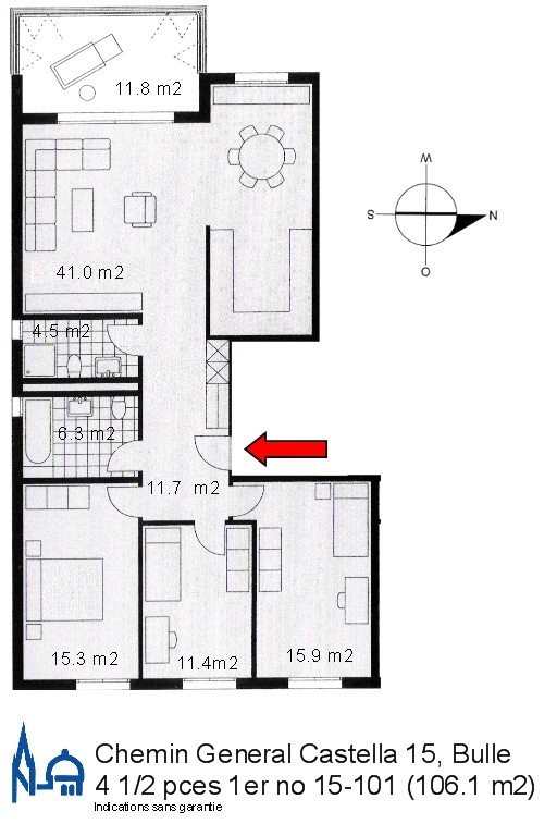 4 ½ rooms apartment, photo 9 of 10