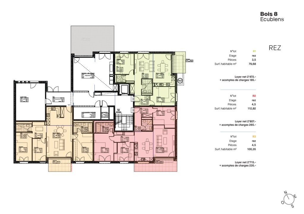 2 ½ rooms apartment