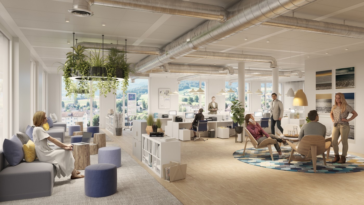 150-2000m² office
